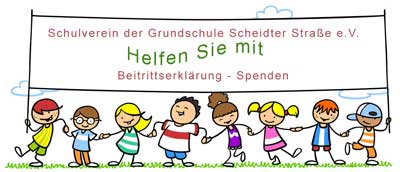 Hiermit erkläre ich meinen Beitritt zum Schulverein der Grundschule
                                    Scheidter Straße Solingen e.V.
